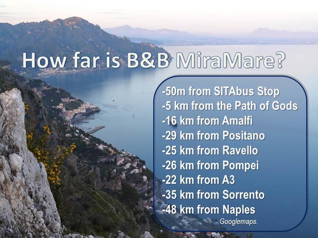 B&B Miramare Agerola Εξωτερικό φωτογραφία